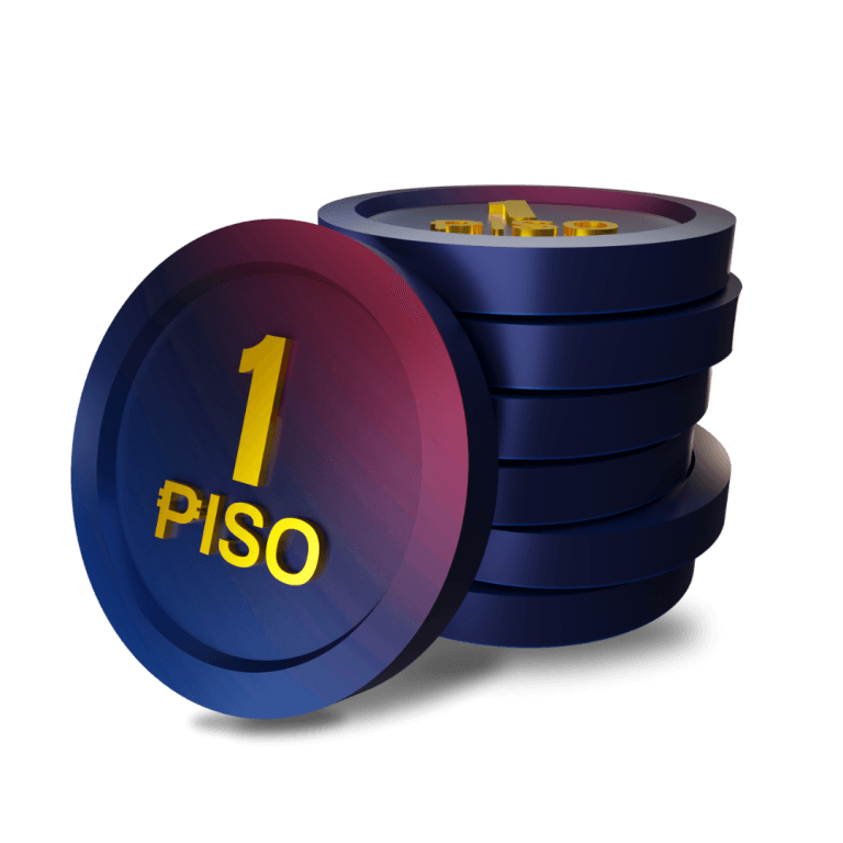 Stack of 1PISO coins